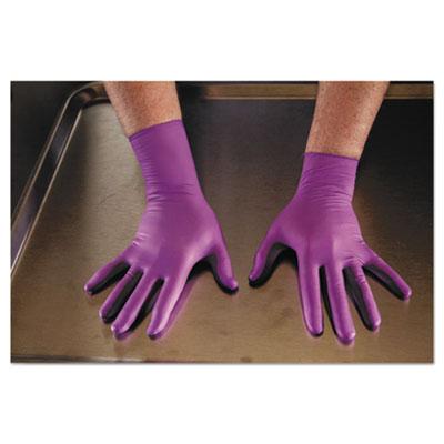 View larger image of PURPLE NITRILE Exam Gloves, 310 mm Length, Medium, Purple, 500/Carton