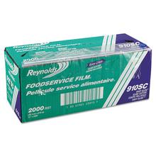 Pvc Food Wrap Film Roll In Easy Glide Cutter Box, 12" X 2,000 Ft, Clear