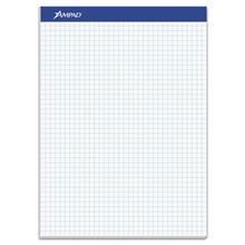 Quad Double Sheet Pad, Quadrille Rule (4 Sq/in), 100 White 8.5 X 11.75 Sheets