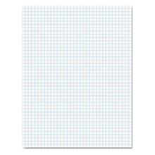 Quadrille Pads, Quadrille Rule (4 sq/in), 50 White (Heavyweight 20 lb Bond) 8.5 x 11 Sheets