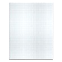 Quadrille Pads, Quadrille Rule (5 Sq/in), 50 White 8.5 X 11 Sheets