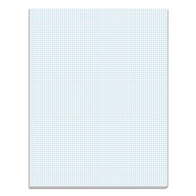 View larger image of Quadrille Pads, Quadrille Rule (8 Sq/in), 50 White 8.5 X 11 Sheets