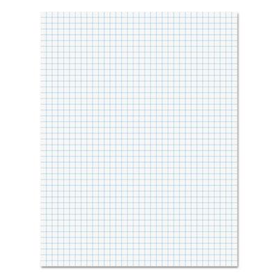 View larger image of Quadrille-Rule Glue Top Pads, Quadrille Rule (4 Sq/in), 50 White 8.5 X 11 Sheets, Dozen
