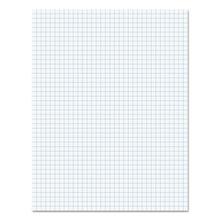 Quadrille-Rule Glue Top Pads, Quadrille Rule (4 Sq/in), 50 White 8.5 X 11 Sheets, Dozen