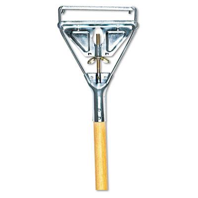 View larger image of Quick Change Metal Head Mop Handle for No. 20 and Up Heads, 62" Wood Handle
