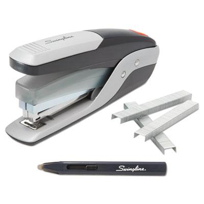View larger image of Quick Touch Stapler Value Pack, 28-Sheet Capacity, Black/Silver