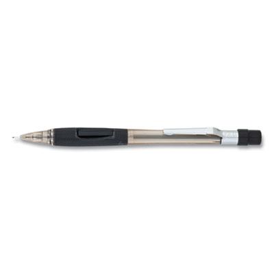 View larger image of Quicker Clicker Mechanical Pencil, 0.5 mm, HB (#2), Black Lead, Smoke/Black Barrel
