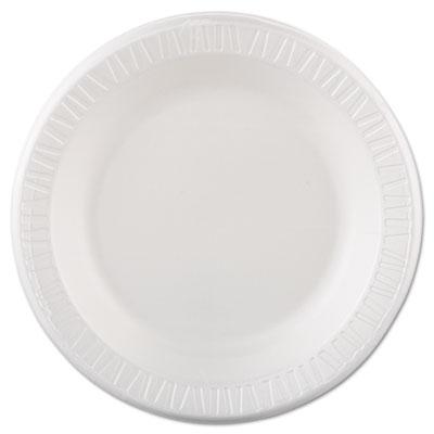 View larger image of Quiet Classic Laminated Foam Dinnerware, Plate, 10 1/4", White, 125/Pk, 4 Pks/Cs