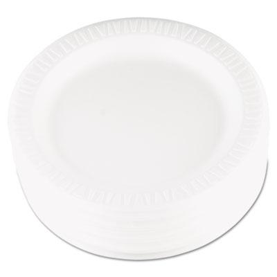 View larger image of Quiet Classic Laminated Foam Dinnerware, Plate, 9" dia, WH, 125/PK, 4 Packs/CT