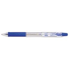 R.S.V.P. RT Retractable Ballpoint Pen, Medium 1mm, Blue Ink, Clear Barrel, Dozen