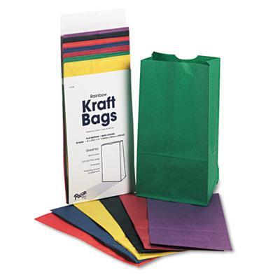 View larger image of Rainbow Bags, 6" x 11", Assorted Bright, 28/Pack