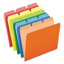 Ready-Tab Reinforced File Folders, 1/3-Cut Tabs, Letter Size, Assorted, 50/Pack