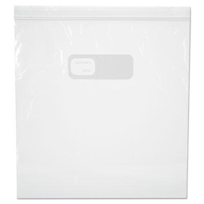View larger image of Reclosable Food Storage Bags, 1 gal, 1.75 mil, 10.5" x 11", Clear, 250/Box