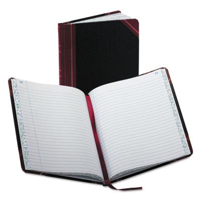 View larger image of Record/Account Book, Record Rule, Black/Red, 150 Pages, 9 5/8 x 7 5/8