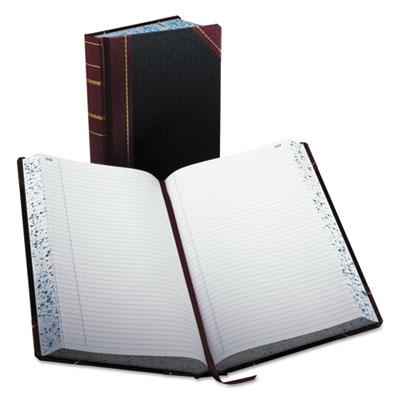 View larger image of Record/Account Book, Record Rule, Black/Red, 500 Pages, 14 1/8 x 8 5/8