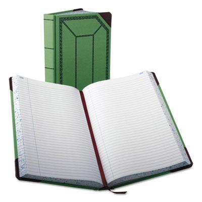 View larger image of Record/Account Book, Record Rule, Green/Red, 500 Pages, 12 1/2 x 7 5/8