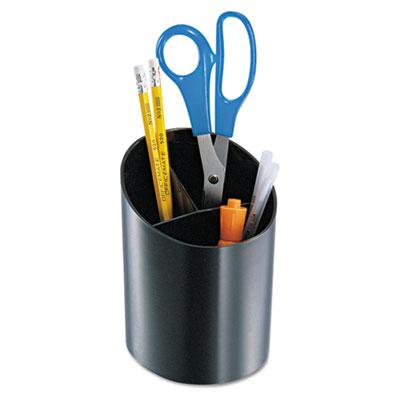 View larger image of Recycled Big Pencil Cup, 4 1/4 x 4 1/2 x 5 3/4, Black