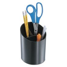 Recycled Big Pencil Cup, Plastic, 4 1/4 dia. x 5 3/4, Black