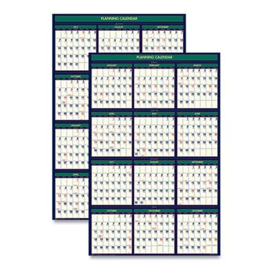 View larger image of Four Seasons Business/Academic Recycled Wall Calendar, 24 x 37, 12-Month (July-June): 2023-2024, 12-Month (Jan to Dec): 2024