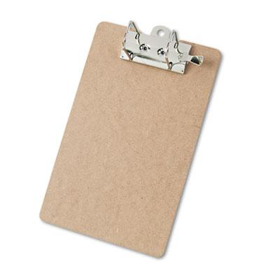 View larger image of Recycled Hardboard Archboard Clipboard, 2.5" Clip Capacity, Holds 8.5 x 11 Sheets, Brown