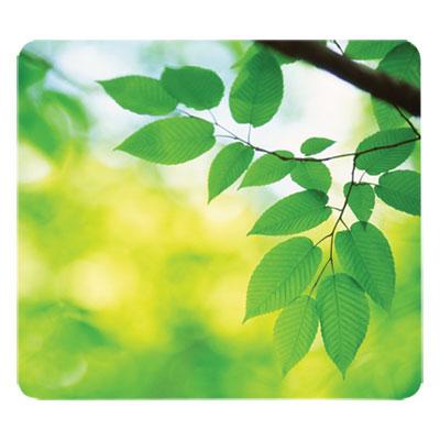 View larger image of Recycled Mouse Pad, Nonskid Base, 9 x 8 x 1/16, Leaves