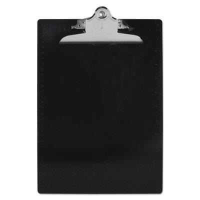 View larger image of Recycled Plastic Clipboard with Ruler Edge, 1" Clip Capacity, Holds 8.5 x 11 Sheets, Black