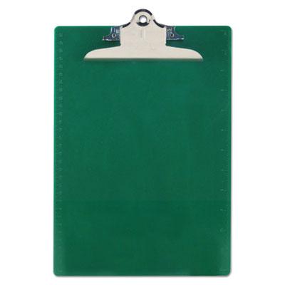View larger image of Recycled Plastic Clipboard with Ruler Edge, 1" Clip Capacity, Holds 8.5 x 11 Sheets, Green