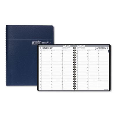 View larger image of Recycled Professional Weekly Planner, 15-Minute Appts, 11 x 8.5, Blue Wirebound Soft Cover, 12-Month (Jan to Dec): 2024