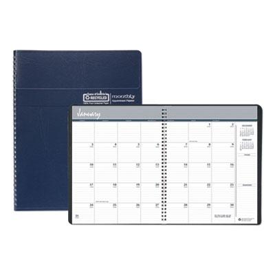View larger image of 14-Month Recycled Ruled Monthly Planner, 11 x 8.5, Blue Cover, 14-Month (Dec to Jan): 2023 to 2025