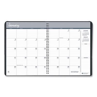 View larger image of 14-Month Recycled Ruled Monthly Planner, 8.75 x 6.78, Black Cover, 14-Month (Dec to Jan): 2023 to 2025