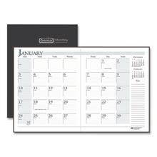 Recycled Ruled 14-Month Planner with Leatherette Cover, 11 x 8.5, Black Cover, 14-Month (Dec to Jan): 2023 to 2025