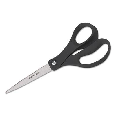 View larger image of Recycled Scissors, 10" Long, 8" Cut Length, Black Straight Handle
