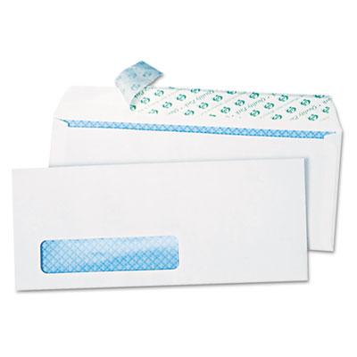 View larger image of Redi-Strip Security Tinted Envelope, Address Window, #10, Commercial Flap, Redi-Strip Closure, 4.13 x 9.5, White, 1,000/Box