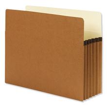 Redrope Drop Front File Pockets, 5.25" Expansion, Letter Size, Redrope, 10/Box