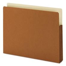 Redrope Drop-Front File Pockets w/ Fully Lined Gussets, 1.75" Expansion, Letter Size, Redrope, 25/Box