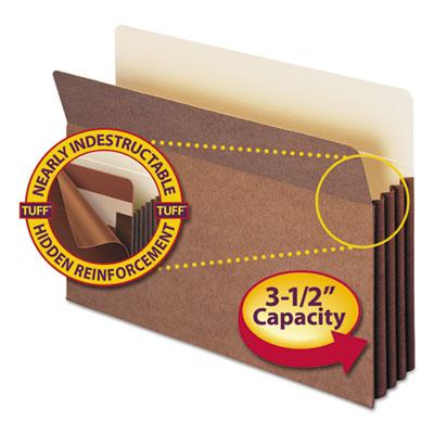 View larger image of Redrope TUFF Pocket Drop-Front File Pockets w/ Fully Lined Gussets, 3.5" Expansion, Legal Size, Redrope, 10/Box