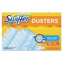 Refill Dusters, Dust Lock Fiber, Light Blue, Unscented, 10/Box
