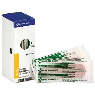 View larger image of Refill for SmartCompliance General Business Cabinet, Plastic Bandages,1x3, 40/Bx