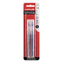 Refill for Vision Elite Roller Ball Pens, Bold Point, Assorted Ink Colors, 2/Pack
