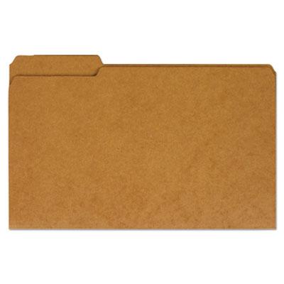 View larger image of Reinforced Kraft Top Tab File Folders, 1/3-Cut Tabs, Legal Size, Kraft, 100/Box
