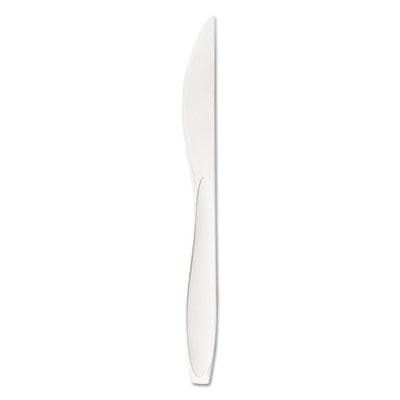 View larger image of Reliance Mediumweight Cutlery, Standard Size, Knife, Bulk, White, 1,000/Carton