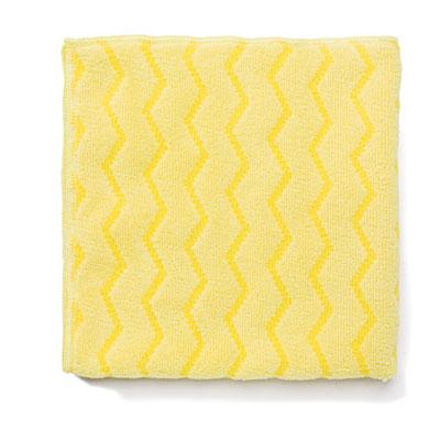 View larger image of Reusable Cleaning Cloths, Microfiber, 16 X 16, Yellow, 12/carton