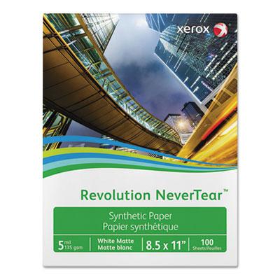 View larger image of Revolution NeverTear, 5 mil, 8.5 x 11, Smooth White, 100 Sheets/Ream, 5 Reams/Carton