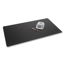 Rhinolin II Desk Pad with Antimicrobial Protection, 36 x 24, Black