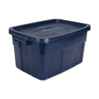 View larger image of Roughneck Storage Box, 14 gal, 15.88" x 23.88" x 12.25", Dark Indigo Metallic