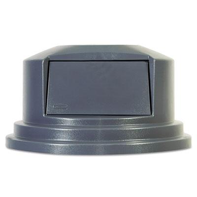 View larger image of Round BRUTE Dome Top Lid for 55 gal Waste Containers, 27.25" diameter, Gray