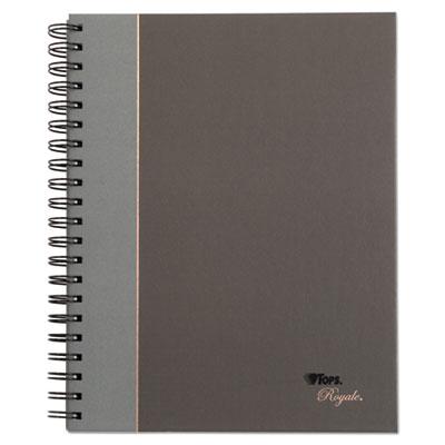 View larger image of Royale Wirebound Business Notebooks, 1-Subject, Medium/College Rule, Black/Gray Cover, (96) 8.25 x 5.88 Sheets