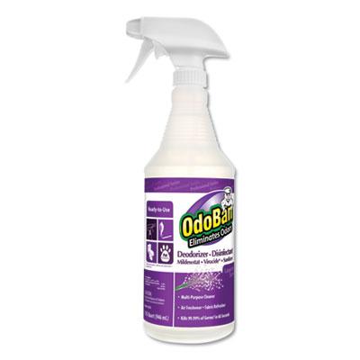 View larger image of RTU Odor Eliminator and Disinfectant, Lavender, 32 oz Spray Bottle, 12/Carton