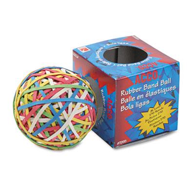 View larger image of Rubber Band Ball, 3.25" Diameter, Size 34, Assorted Gauges, Assorted Colors, 270/Pack