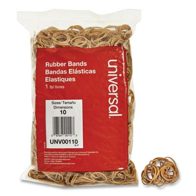 View larger image of Rubber Bands, Size 10, 0.04" Gauge, Beige, 1 lb Box, 3,400/Pack